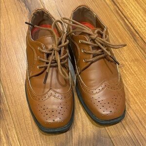 Josmo Brown Kids Dress Shoes
